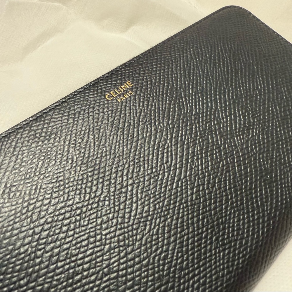 CELINE Wallet Continental Black Calfskin Pre❤️ Like New✨